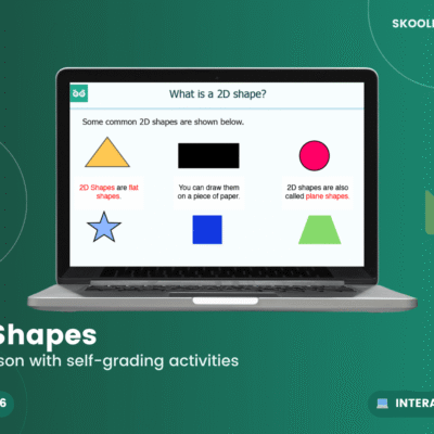 2D Shapes | Shape Naming & Properties — Interactive Lesson (Ages 5–6)