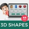 3D Shapes Year 1 Maths Digital Lesson and Activities