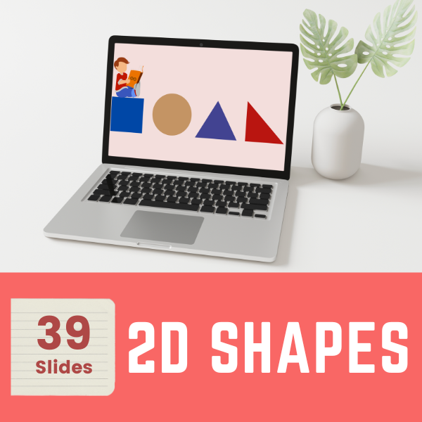 2d shapes digital activities with printable worksheet