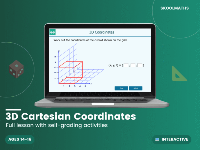 Coordinates in 3D GCSE – Maths, Science & English Teaching Resources ...