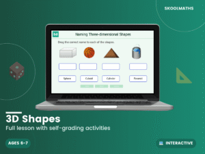 3D Shapes Year 2 Digital Activities