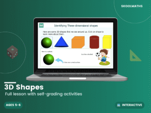 3D Shapes Year 1 Maths Digital Lesson and Activities