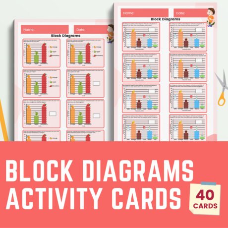 40 Block Diagram Activity Cards for Year 2 Learners