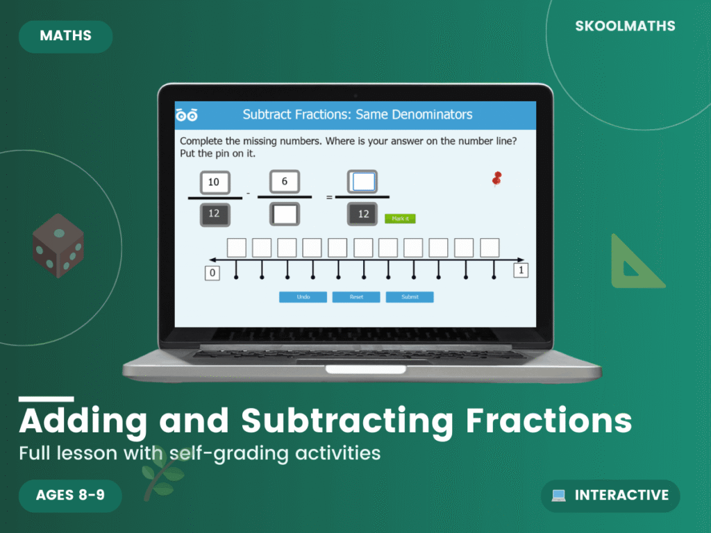 Adding and Subtracting Fractions Digital Lesson
