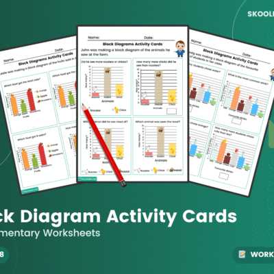 Block Diagram Cards: Maths Statistics — Activities (Ages 6–8)