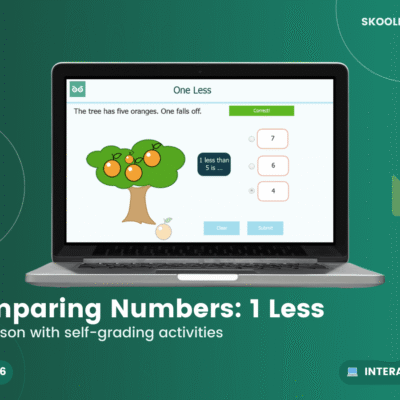 Comparing Numbers 1 Less — Interactive Lesson (Ages 5–6)