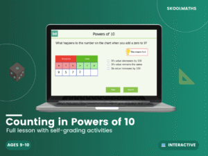 Counting in Powers of 10 for Year 5