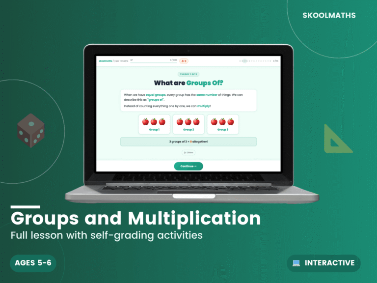 Groups And Multiplication — Interactive Lesson (Ages 5–6) – Maths ...