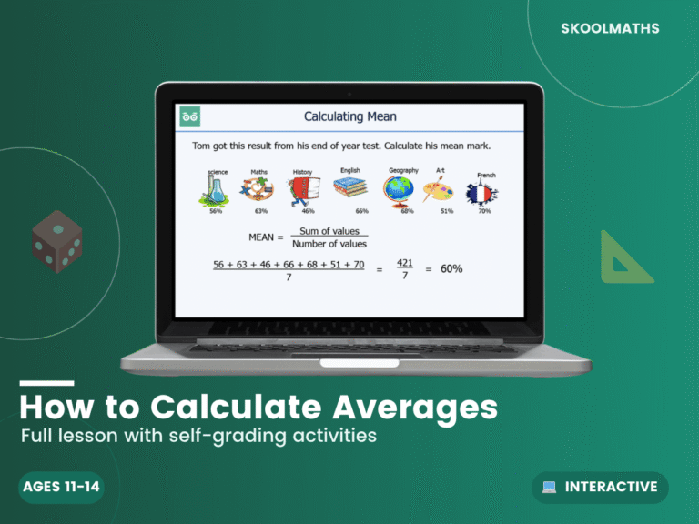 Average Math Kids How To Calculate Averages — Interactive Lesson (Ages 11–14) – Maths ...