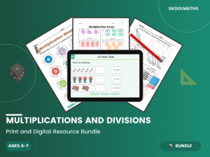 Multiplications and Divisions: Year 2 Maths Home Learning Pack
