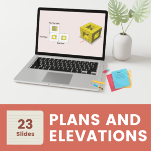 plans and elevations ks3 interactive lesson