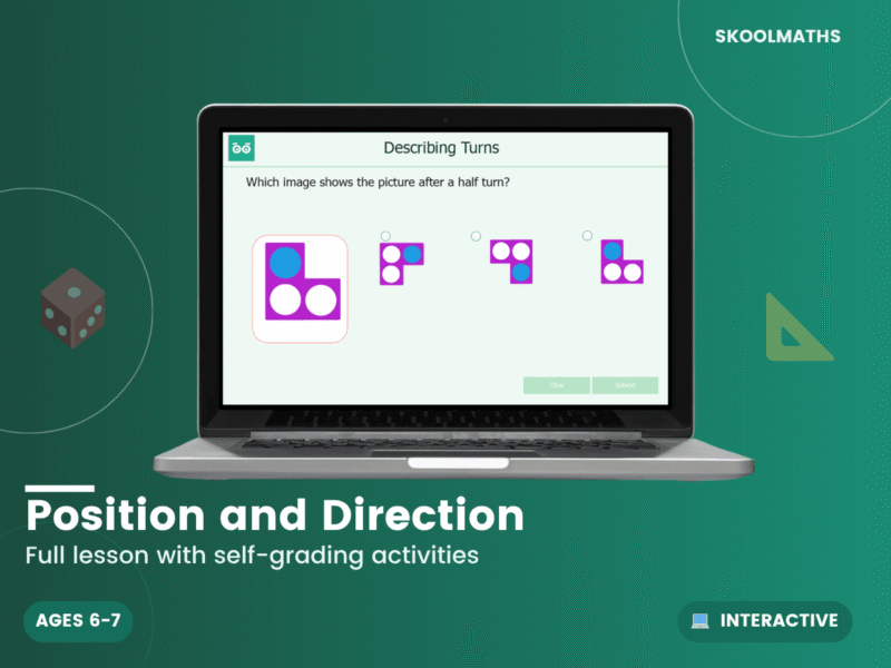 Position and Direction: Year 2 Maths Interactive Lesson & Activities ...