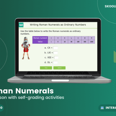 Roman Numerals To 1,000 — Interactive Lesson & Activities (Ages 9–10)