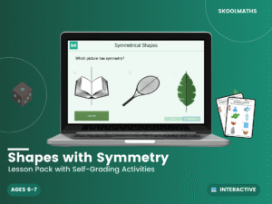 Symmetry: Year 2 Maths Interactive Digital Lesson & Symmetry Activities