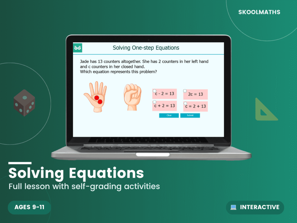 Solving Equations KS2 Digital Activities