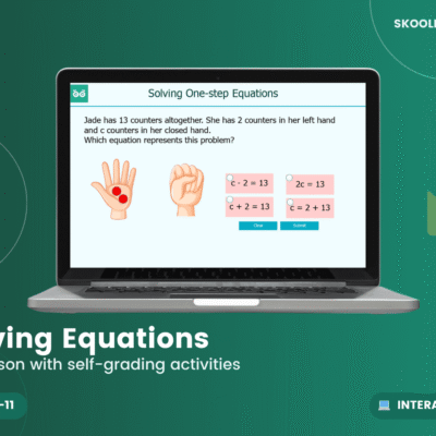 Solving Equations — Activities (Ages 10–11)