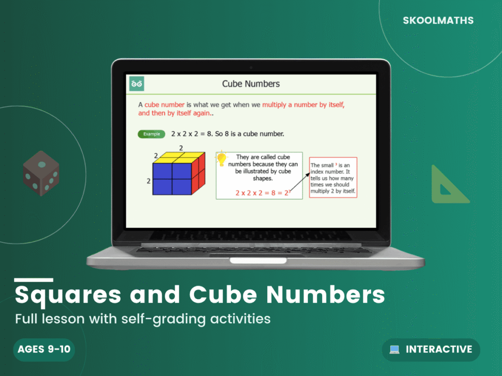 Square Numbers and Cube Numbers Year 5