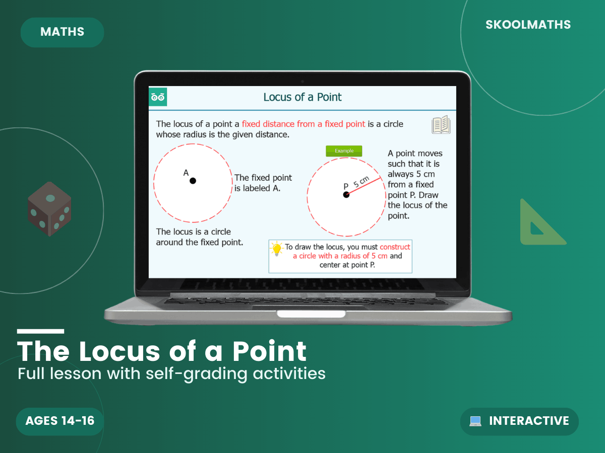 Locus Of A Point — Interactive Lesson (Ages 14–16) – Maths, Science ...