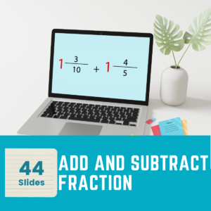 adding and subtracting fractions year 6
