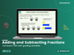 Adding and Subtracting Fractions Year 5 Activities