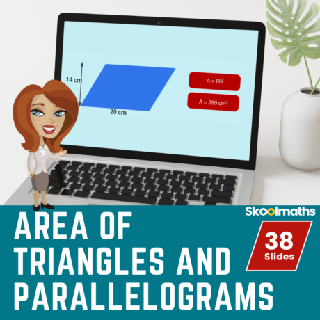 Area of Parallelogram and Triangles Digital lesson with Activities