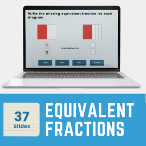 equivalent fractions year 4 digital learning