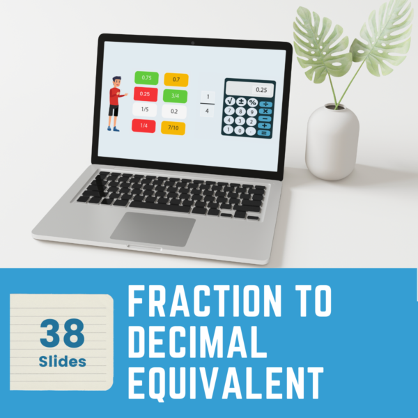 fraction to decimal year 4 digital lesson
