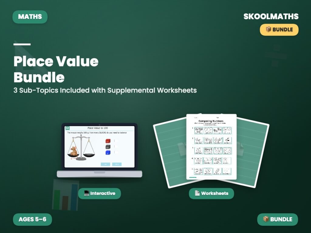 Place Value Bundle — Activities (Ages 5–6)