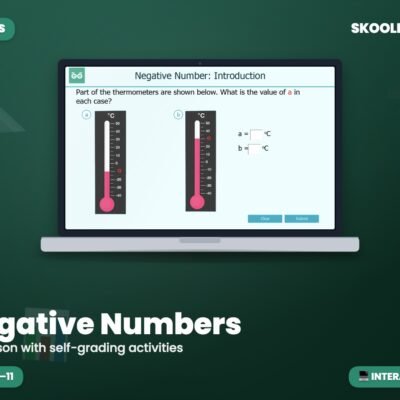Negative Numbers — Interactive Lesson & Activities (Ages 9–11)