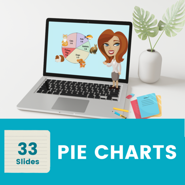 pie charts ks2 interactive lesson with worksheet