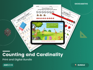 Counting and Cardinality Activity Bundle Preschool Maths