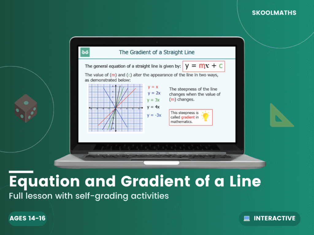 Equation and Gradient of a Line