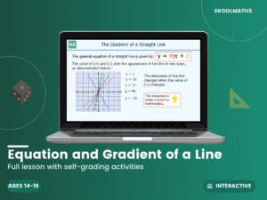 Equation and Gradient of a Line