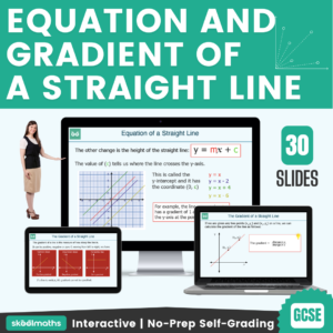 equation and gradient of a line