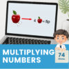 Multiplications Year 4 Interactive Lesson and Activities