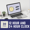 12 Hour and 24 Hour Clock Year 3 Interactive Lesson