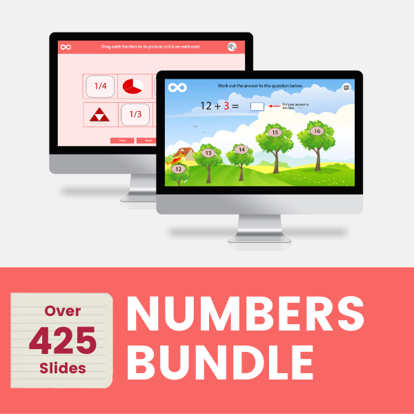 year 2 numbers home learning bundle