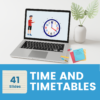 Time and Timetables Interactive Lesson and Activities