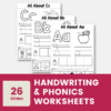 Handwriting & Phonics Worksheets