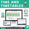 Reading Timetables KS3 Interactive Lesson and Activities