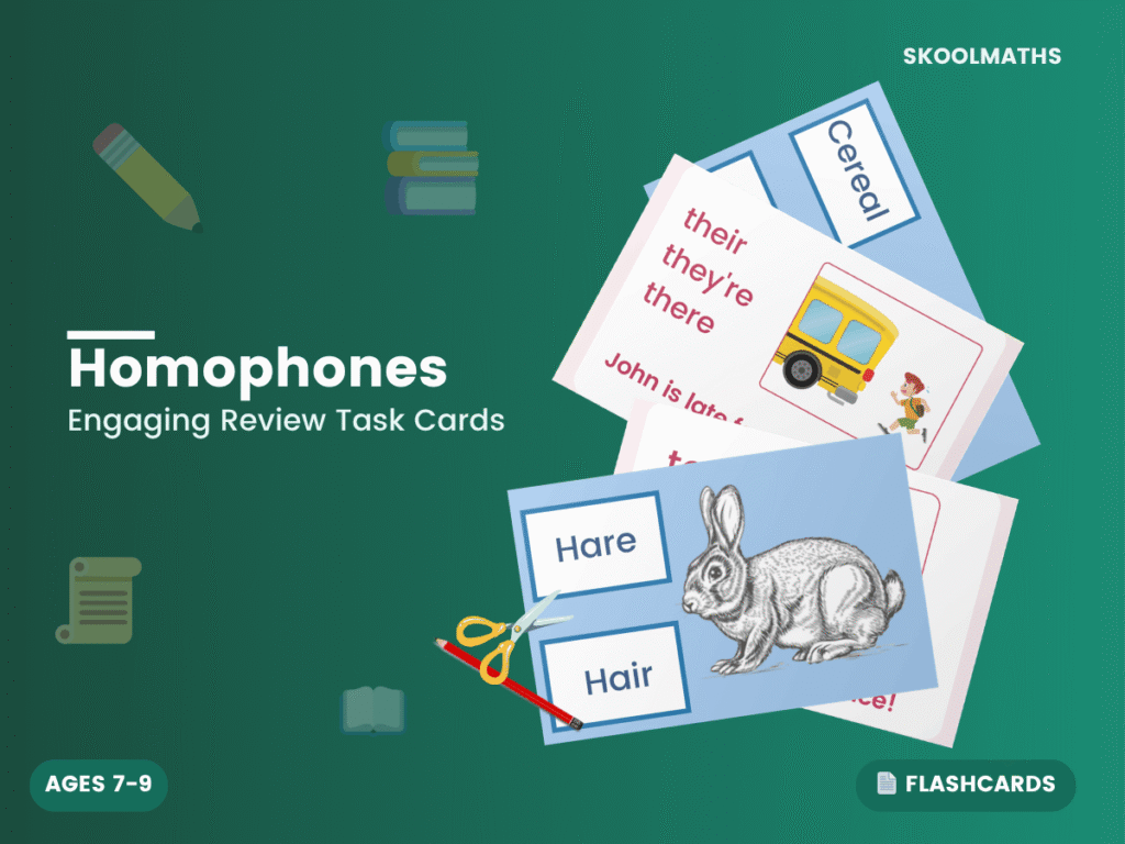 Homophones Task Cards
