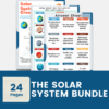 The Solar System Worksheet Bundle + Free Science Classroom Poster