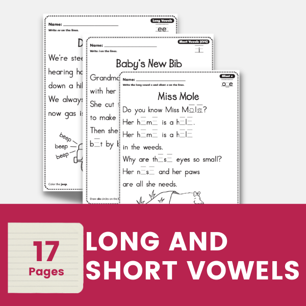 Long And Short Vowels Sounds