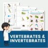 Vertebrates and Invertebrates Interactive Activities