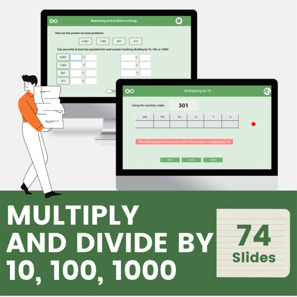 multiplication and division digital lesson bundle