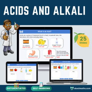 acids and alkali interactive lesson and activities for ks3