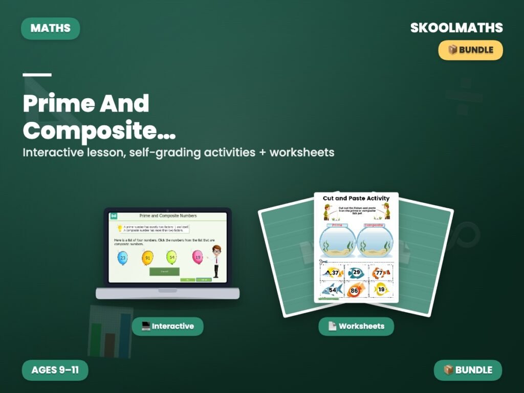 Prime And Composite Numbers — Interactive Lesson (Ages 9–11)