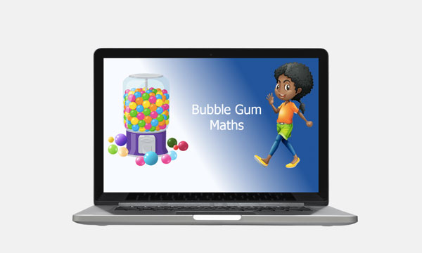 bubblegum maths addition subtraction counting