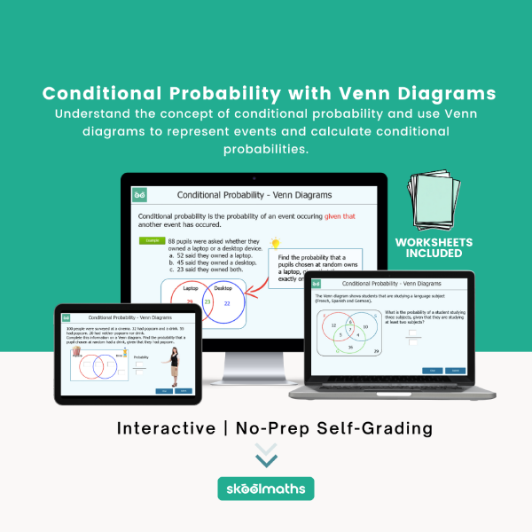 conditional probability with venn diagrams