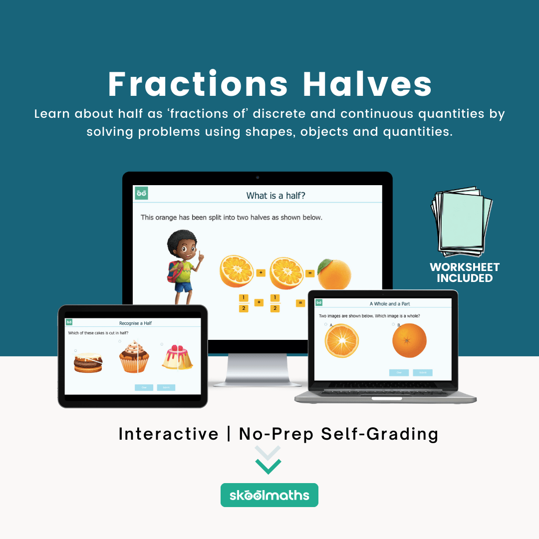 fractions halves min